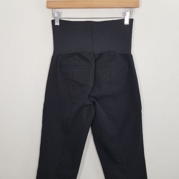 A Pea in the Pod Maternity Pull-On Stretch Pants Black Size XS - Picture 4 of 6
